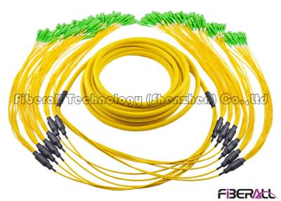 China 72 Fibers Branch Fiber Optic Jumper Breakout SC / APC - SC / APC For High Density Use for sale