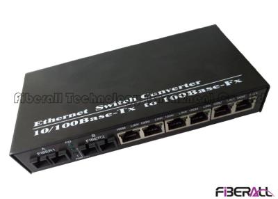 China Cascade 8 Port Fast Ethernet Switch 100M With 2 SC Ports And 6 RJ45 Ports for sale