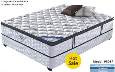 China Medium grade pocket spring mattress P308P for sale