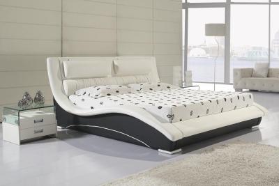 China top sale modern pu leather bed bedroom furniture B07 for sale