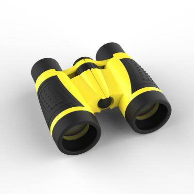 China Outdoor Fun Toys Bird Watching Outdoor Kids Explorer Parent-child Game 4X Kids Plastic Binoculars Telescope For Outdoor Kids For Children for sale