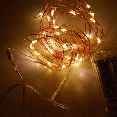 China Outdoor Led Battery Operated Warm White Led Electric String Light Wedding Decoration String Light Party Decoration Led String Light for sale