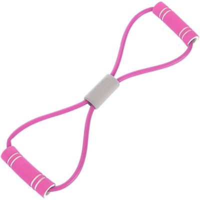 China Portable Resistance Bands Figure 8 Yoga Resistance Band Stretch Fitness Band Strength Training Muscle Yoga Equipment For Ladies Exercise for sale