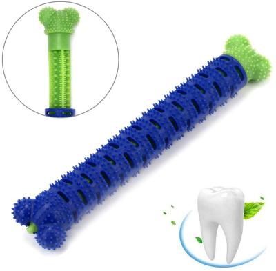 China Hot Selling Viable Dog Puppy Dental Care Pet Molars Toy Toothbrush Silicone Dog Chewing Toothbrush Dog Toys Self Teeth Cleaning Brush for sale