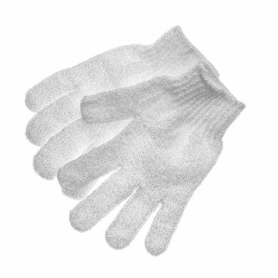 China EXFOLIATE Bath Shower Gloves Skin Remover Five Fingers Gloves Dead Shower Sweeps Women Wash Skin Nylon SPA Exfoliating Foam for sale