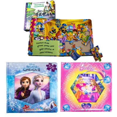 China paper & Cardboard Board Book Printing Custom Comic Book Story Books Soft Cover Cardboard Comic Book With Picture Puzzle Each Page for sale