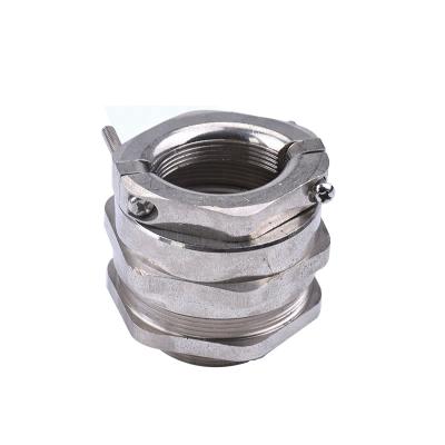 China Use for marine electical products nickel plated brass cable gland braided or unarmoured fittings 2018newest from hoonsun for sale