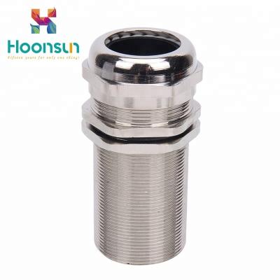 China Use for high quality metal cable gland waterproof type ip68 m16 length braided or unarmoured marine electical cable fittings for sale