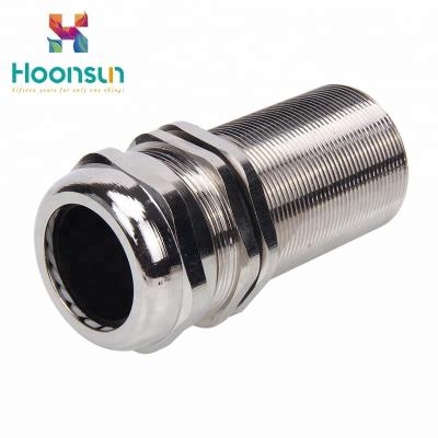 China Use for marine electical type braided or unarmoured metal page cable gland size cable fittings ip68 length chart for sale