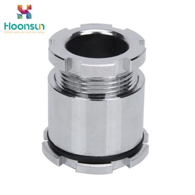 China For use in all types of cables low price JIS standard chrome plated brass unarmoured Marine Cable Glands for sale