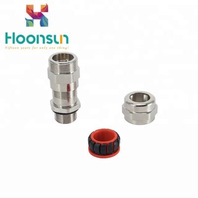 China IP66 Explosion Proof Metal Shielded Metric Explosion Proof Cable Gland for sale