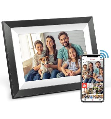 China Wifi OEM 1280 IPS Touch Screen LCD HD Display App Control Wireless Video Cloud Smart Android Picture 10 Inch WIFI Digital Photo Frame for sale