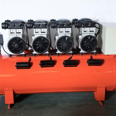 China 200l 8bar Portable Silent Low Noise Oil Free Air Compressor Air Compressor Oil Free Air Compressor for sale