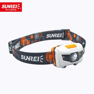 China Hiking Portable Outdoor 195 Lumens Waterproof Headlamp Led Head Torch For Hiking And Camping for sale