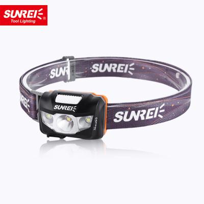 China Small Sunrei led headlamp manufacturers, military camouflage headlampsled fishing head lamp for sale