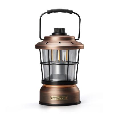 China Rechargeable Portable LED Metal Camping Lantern IPX5 Water Resistant for Outdoor Stages for sale