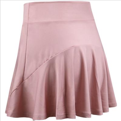 China Fake two pieces of anti-light quick-drying women's sports short skirt loose sham two pieces of skirt tennis Anti-empty clothes for sale