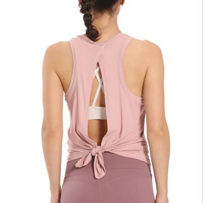 China Breathable The New Women's Fashion Yoga Clothes Tops Top Sports Sleeveless Fashion Fitness training clothes for sale