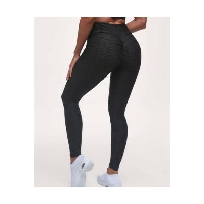 China Women's Breathable Running Gym Fitness Leggings High Waist Workout Pants Sexy Yoga Pants for sale