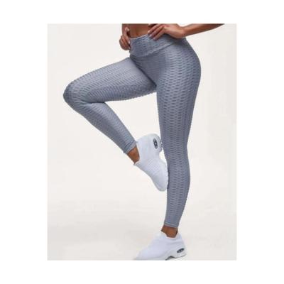 China Breathable Yoga Pants Fitness Sports Gaiters Jacquard Sports Leggings Sports Tight Pants High Waist Female Running Yoga Pants for sale