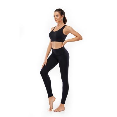 China Breathable Hot Selling Tight Sports Suit Yoga Running Pants High Waist Sports Suit High Waist Belt Pouch for sale