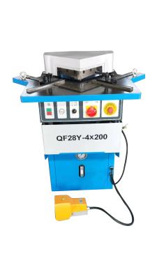 China 45deg Fixed Angle Hydraulic Corner Notching Machine 4mm for sale