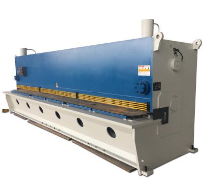 China Plate Sheet Steel Guillotine Iron Shearing Machine For Cutting Iron Qc12k-8x4000 for sale