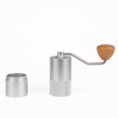 China Viable Manual Coffee Grinder Stainless Steel Burr Conical Burr Manual Coffee Bean Grinder for sale