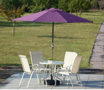 China Wholesale Modern Customized Outdoor Stainless Steel Parasol Cafe Umbrella Sun Table Patio Umbrellas for sale