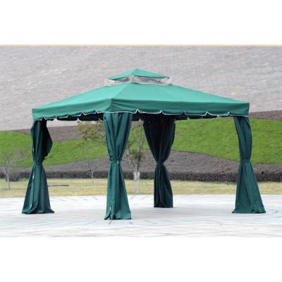 China Large Easily Assembled Garden Shade And Outdoor Rain Patios Canopy Gazebo With Mosquito Netting for sale