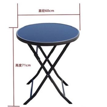 China Modern patio stock square and round metal tempered glass top dining table, coffee table for sale