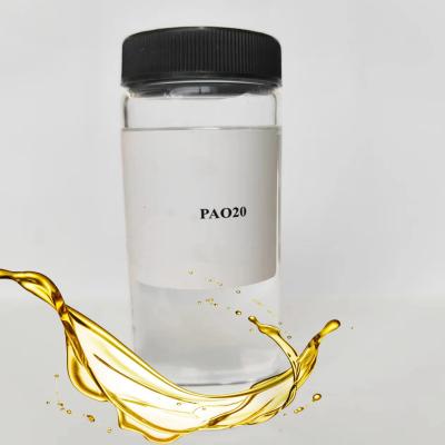 Cina L'olio di polialfaolefina Pao20 l'additivo per le prestazioni migliori per le vostre attrezzature in vendita