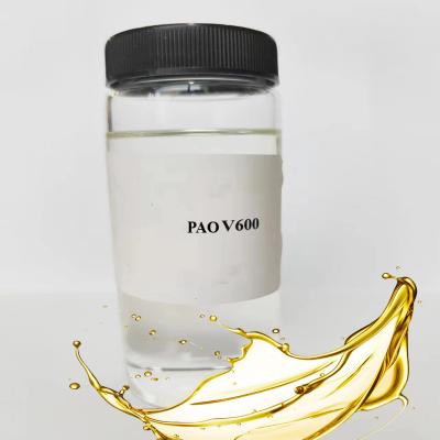 China Metallocene Poly Alpha Olefin Pao V600 High Viscosity Synthetic Base Oil for Products for sale