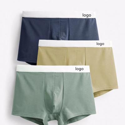 China Antibacterial Hot Selling High Quality Underwear For Men Cotton Shorts New Design Breathable Solid Sexy Tight Briefs Boxers for sale