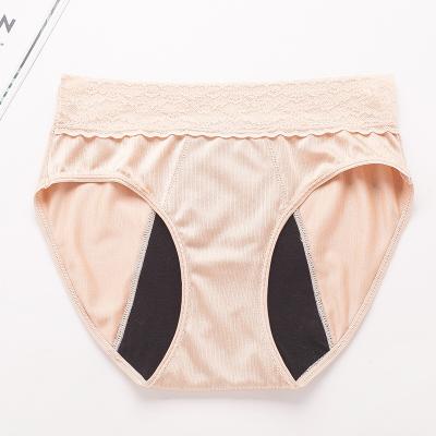 China Cheap Antibacterial Period Panties Customized Menstrual Underwear 4 Layers Proof Women Period Underwear Calcinha Menstrual Absorbent Women for sale