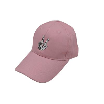 China COMMON Goods and Logo Cotton Dad Hat embroidered by high quality polyester for sale