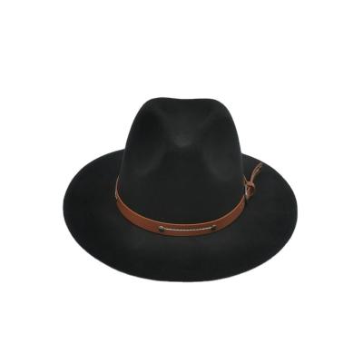 China Fashion Fedora Women Felt Hat Male Special Hot Selling Western Brands for sale