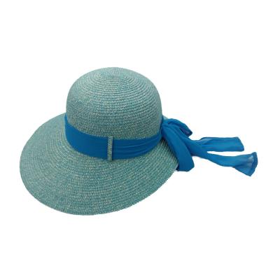 China Character Women's Outdoor Summer Sun Straw Braid Floppy Fedora Beach Breathable Straw Hats for sale