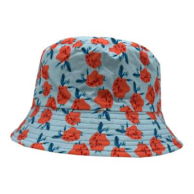 China Cheap Shading Fashion Flower Mens Womens Bucket Hats Bulk Hat Bucket Hats for sale