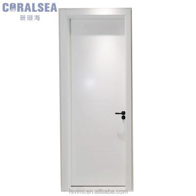 China French White Bathroom Toilet Garden Cloakroom Door Screen Aluminum Alloy Folding Glass Door Design Manufacturing for sale