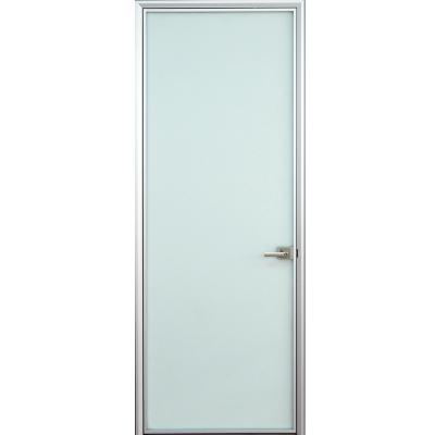 China Waterproof Double Sided Sand Tempered Glass Jade Aluminum Narrow Toilet Door Frame Customized By Manufacturer Shower Art Glass for sale