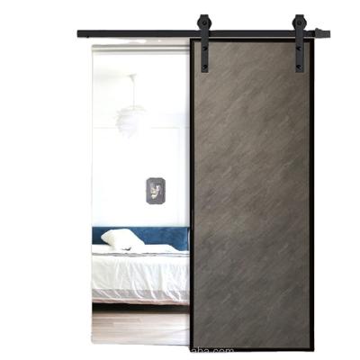 China Japanese Aluminum Sliding Semi-automatic Sliding Door Study Locker Room Swing Door Decoration Barn Doors Aluminum Direct Deal for sale