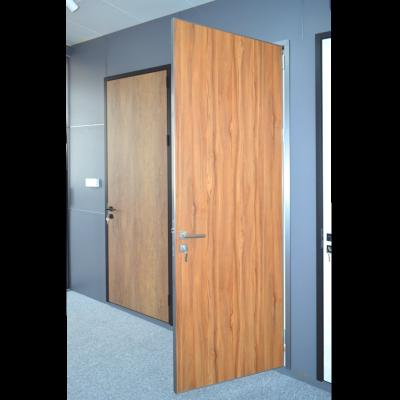 China Sound insulation walnut grain aluminum alloy bedroom door household suit door paint free eco-friendly environmental protection door for sale