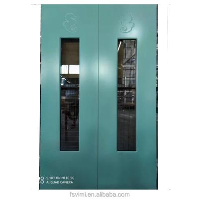 China Solid Wood Cleanroom Interior Glass School Decoration Kindergarten Classroom Door Hospital Steel Door for sale