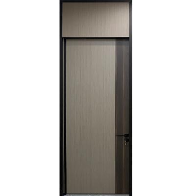 China Modern High End Aluminum Honeycomb Sound Insulation Office Door Conference Eco Room Aluminum Wooden Door Quietly Wooden Door for sale