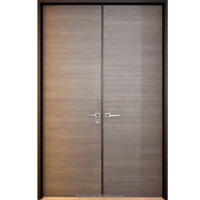 China Soundproof Opposite Room Hotel Club Room Double Door Office Sound Insulation Imitation Wood Private Door Aluminum Private Room Customized for sale