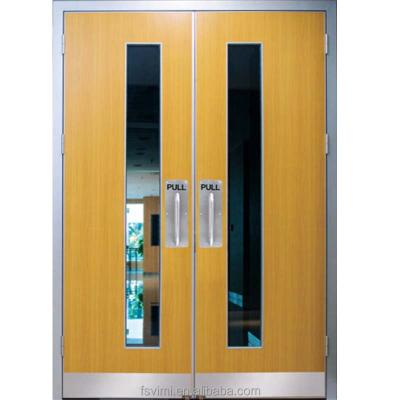 China Hospital Doors Emergency Location Radiation Tempered Glass Double Waterproof Swing Door With Modern Design for sale