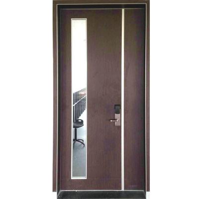 China Factory direct sales sound insulation school classroom double door aluminum honeycomb soundproof door with stained glass mother child door for sale