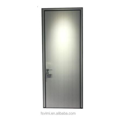 China Modern Interior Sound Insulation Doors White Oak Melamine Melamine Soundproof Door For Bedroom for sale