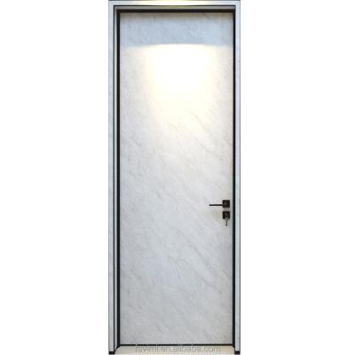 China Waterproof interior room door aluminum other wood composite doors same color as door frame bed room hpl fire protection board for sale